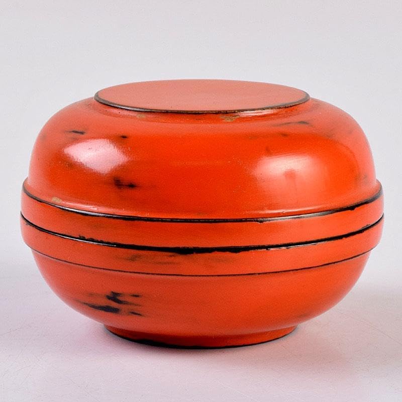 茶道具　根来塗　香合　時代箱　Z　8497 茶道具 根来塗 香合 時代箱 Z 8497 茶道具 根来塗 香合 時代箱 Z